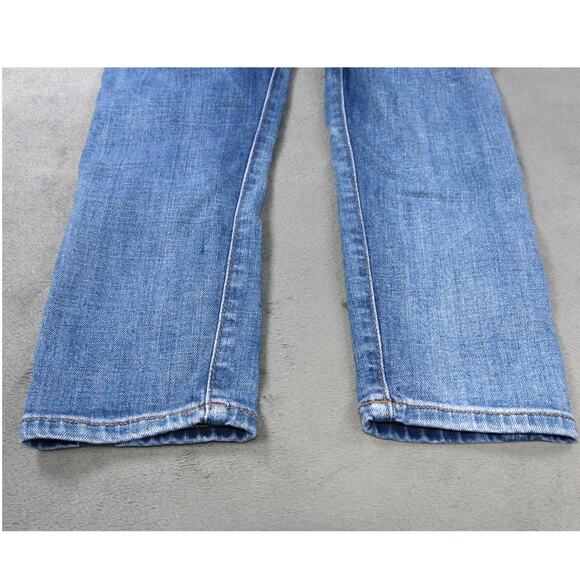 GAP Denim Toddler Jeans 4 Years Slim Fit Pull-On Knit Waist Blue Boys Girls - Picture 6 of 10